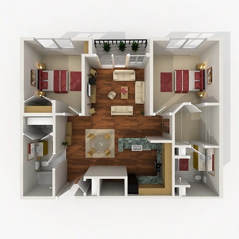 6440 Cedar Plaza Studio-2 Beds Apartment for Rent - Photo Gallery 7